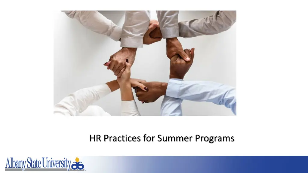 hr practices for summer programs