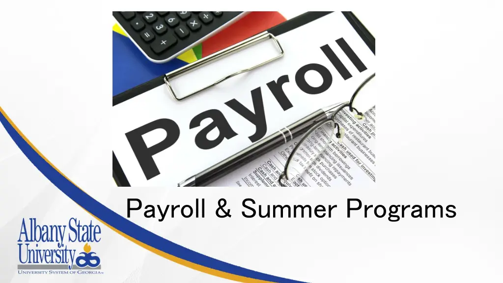 payroll summer programs