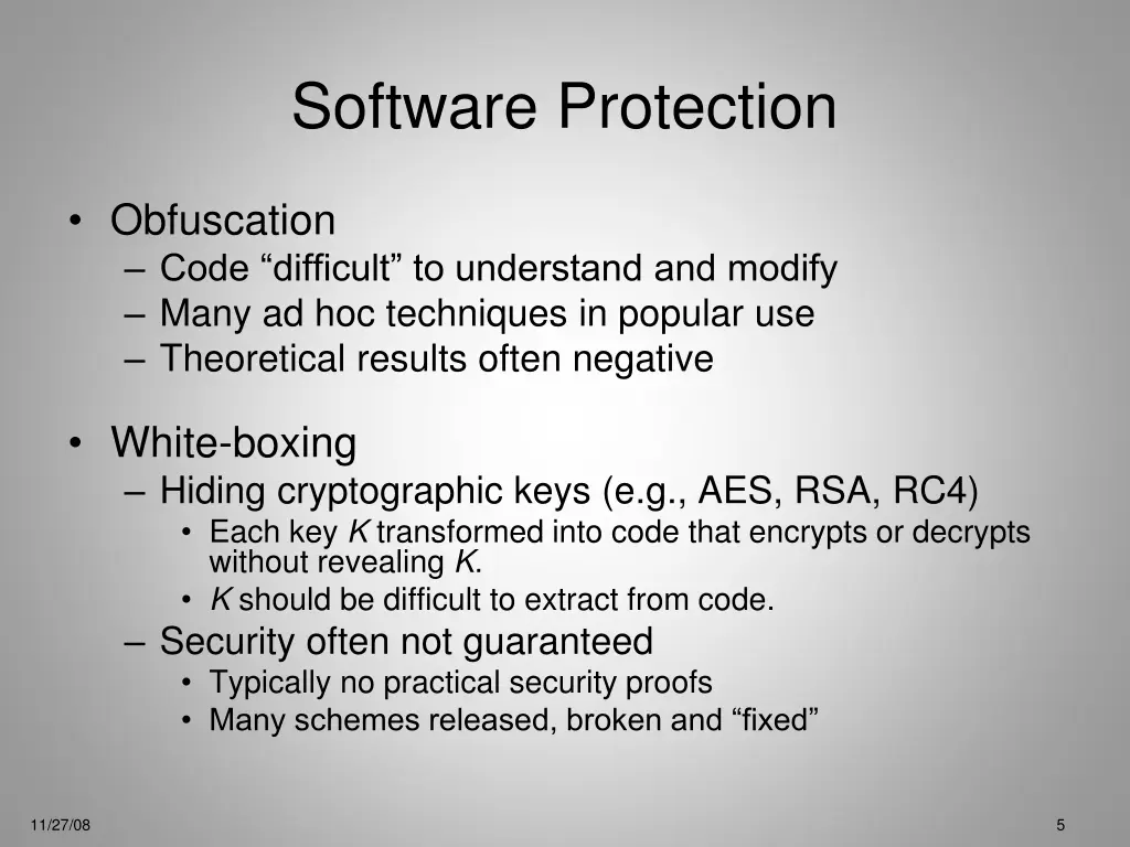 software protection