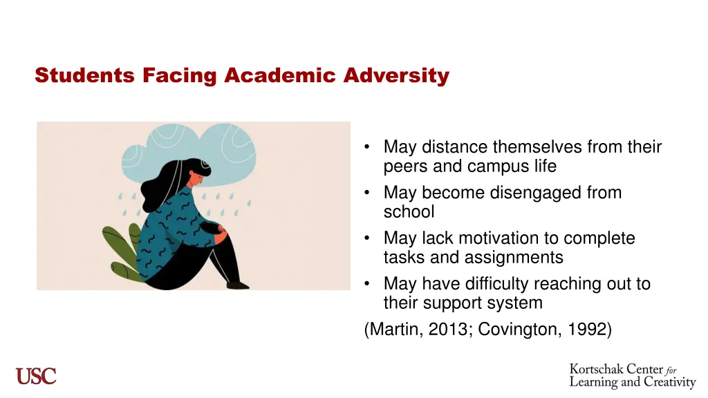 students facing academic adversity