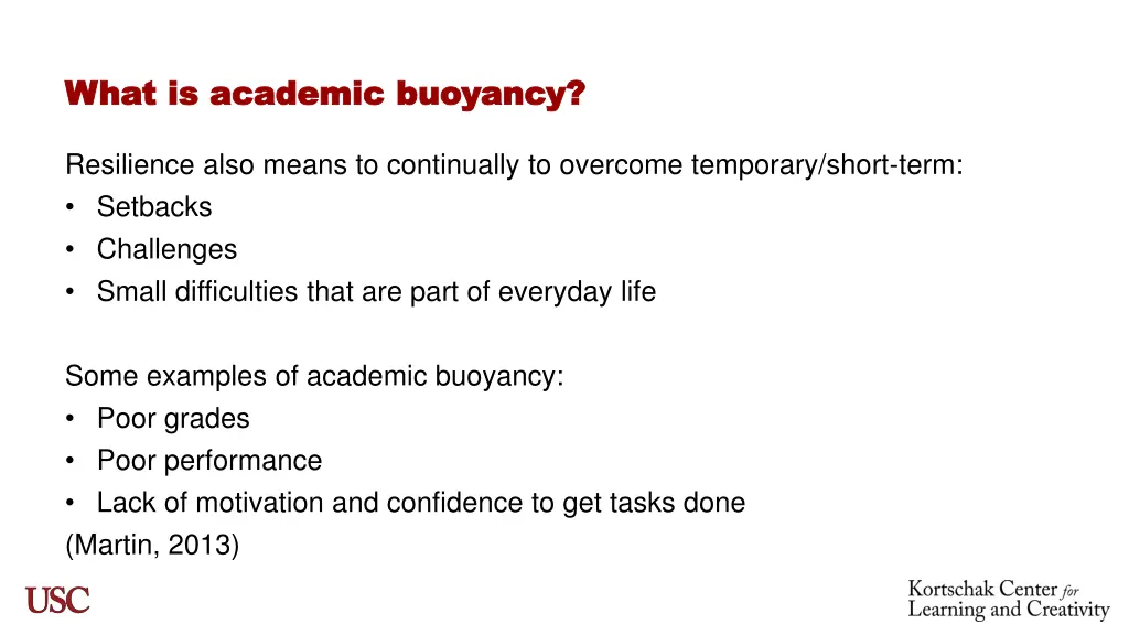 what is academic buoyancy what is academic