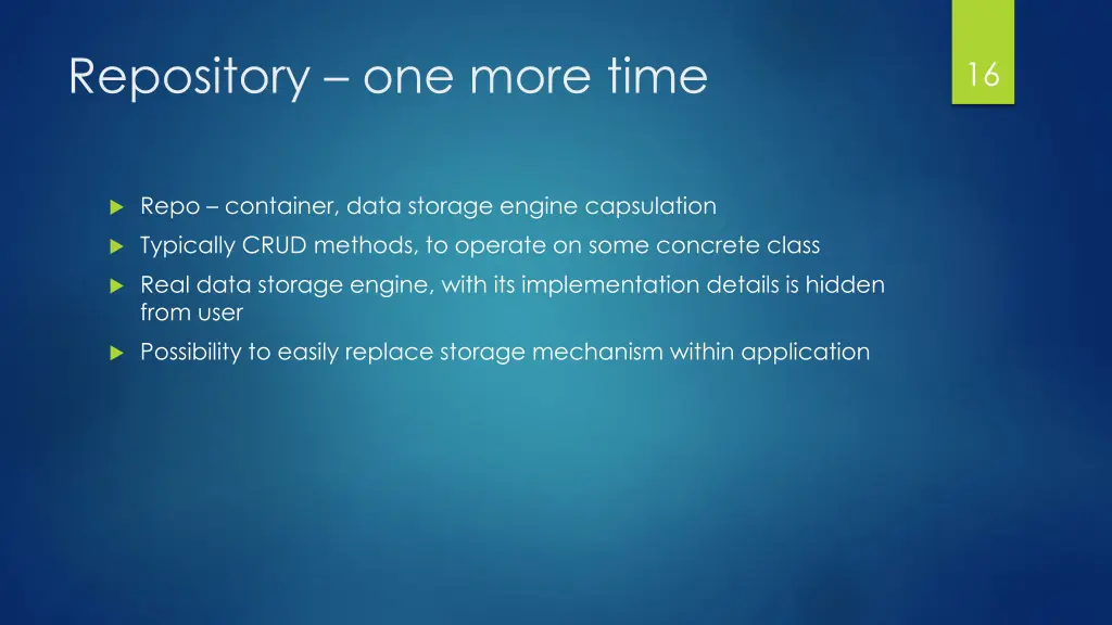 repository one more time