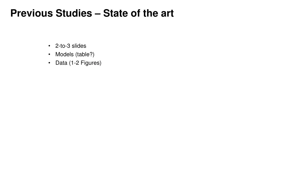 previous studies state of the art