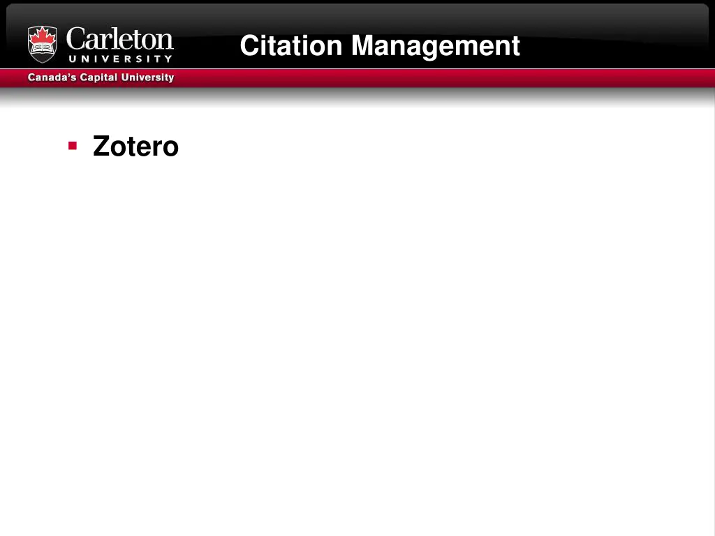 citation management