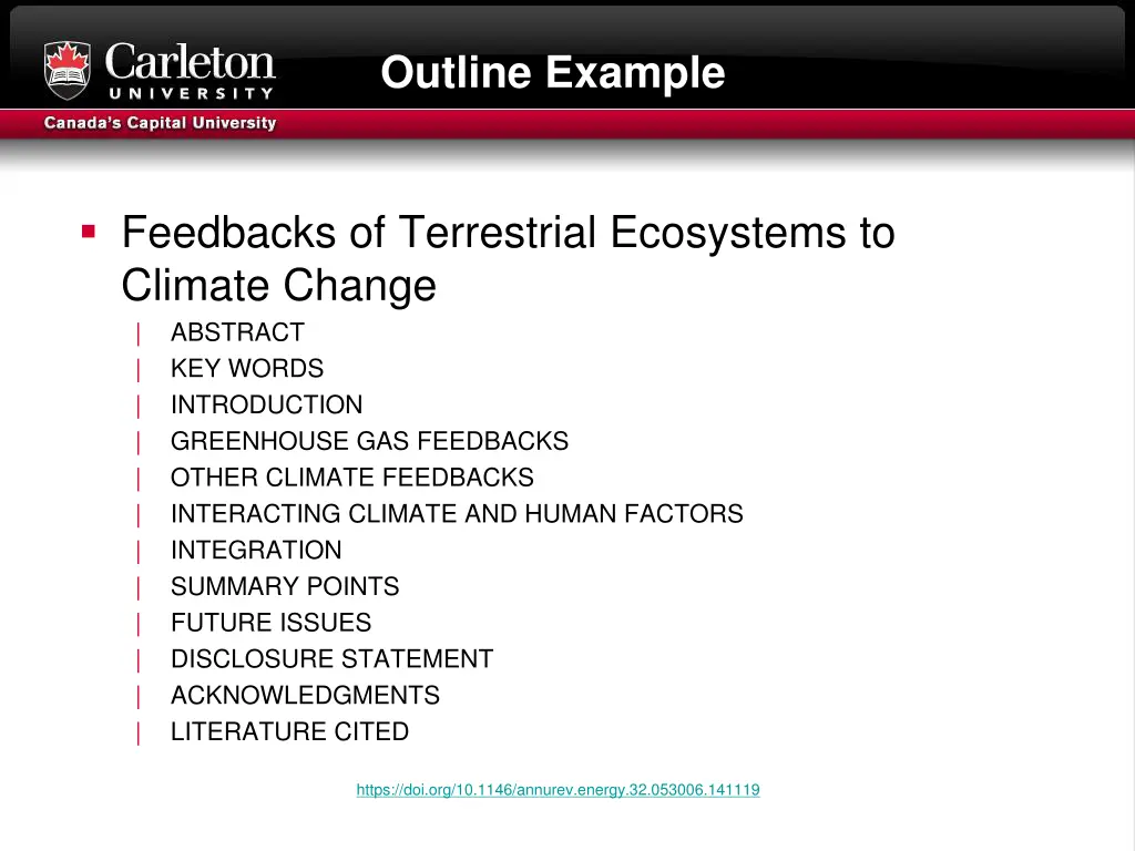 outline example