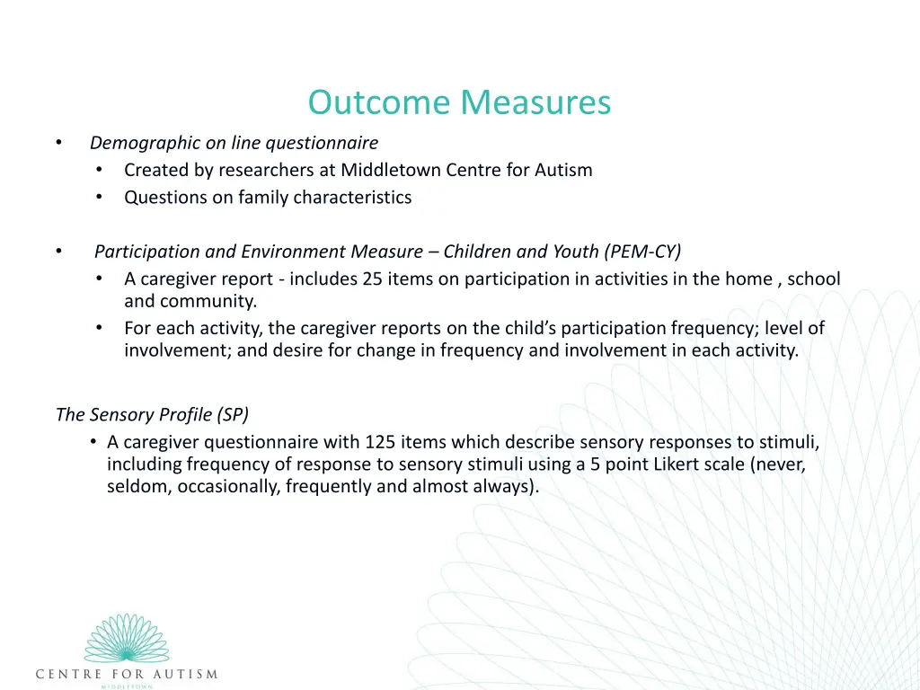 outcome measures