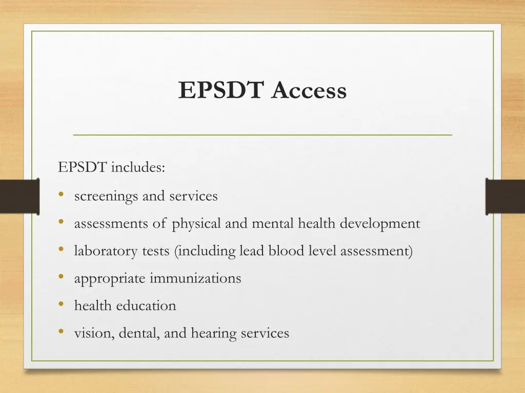 epsdt access 1