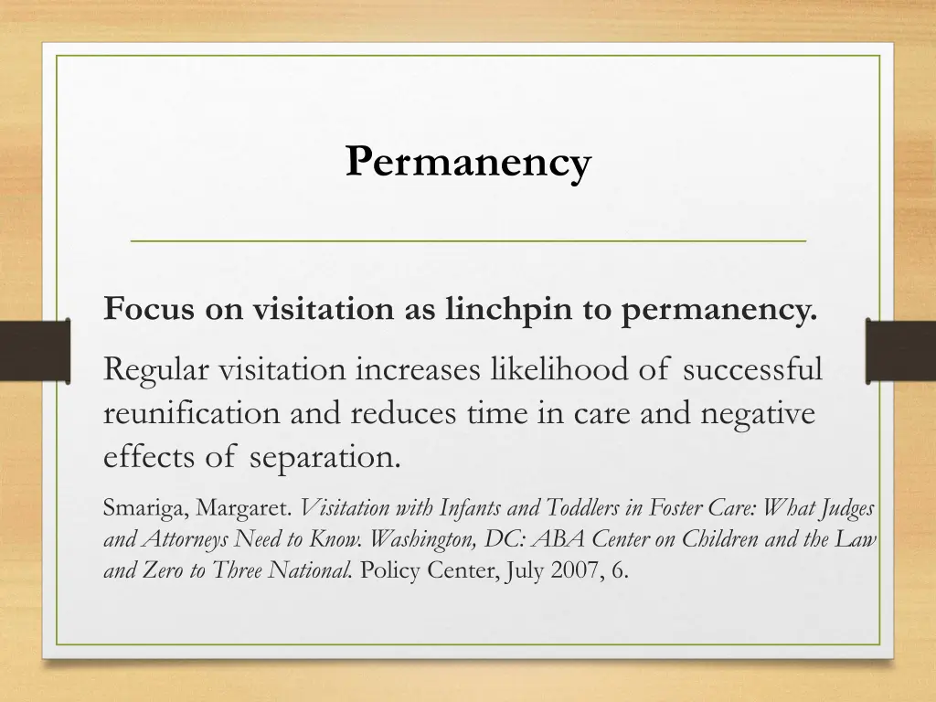 permanency