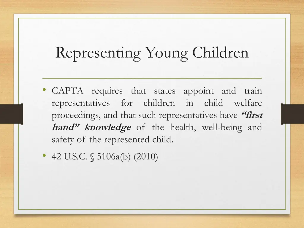 representing young children 2