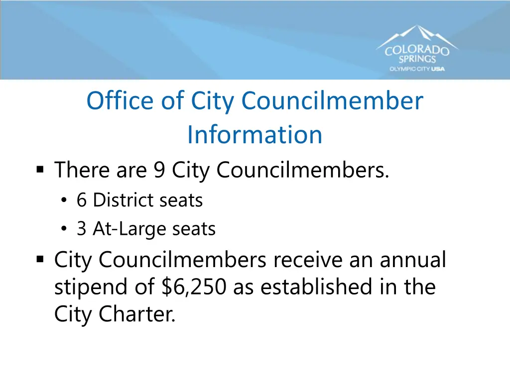 office of city councilmember information there