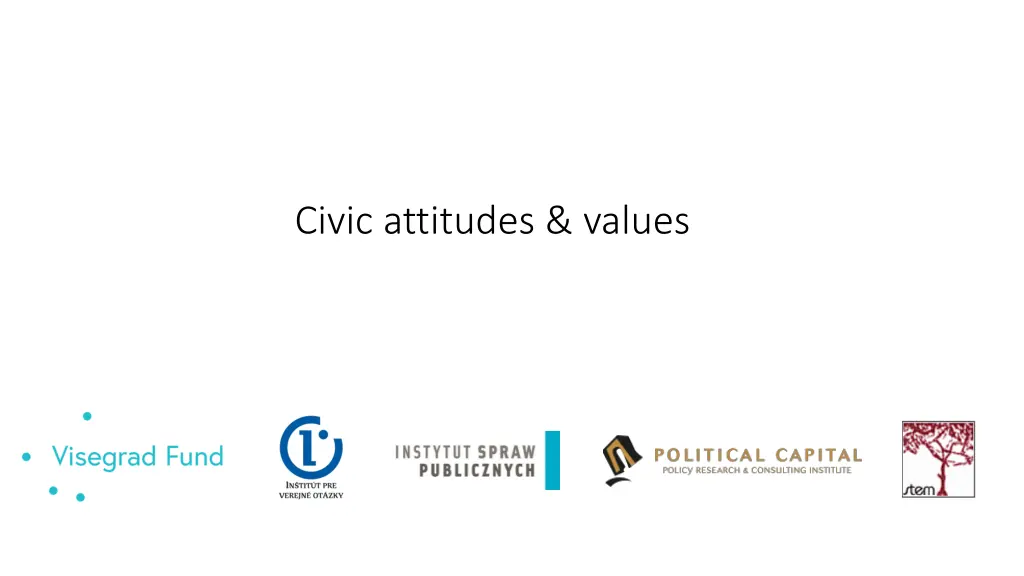 civic attitudes values