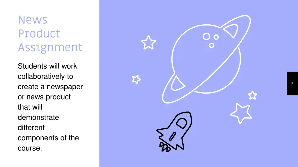 news product assignment