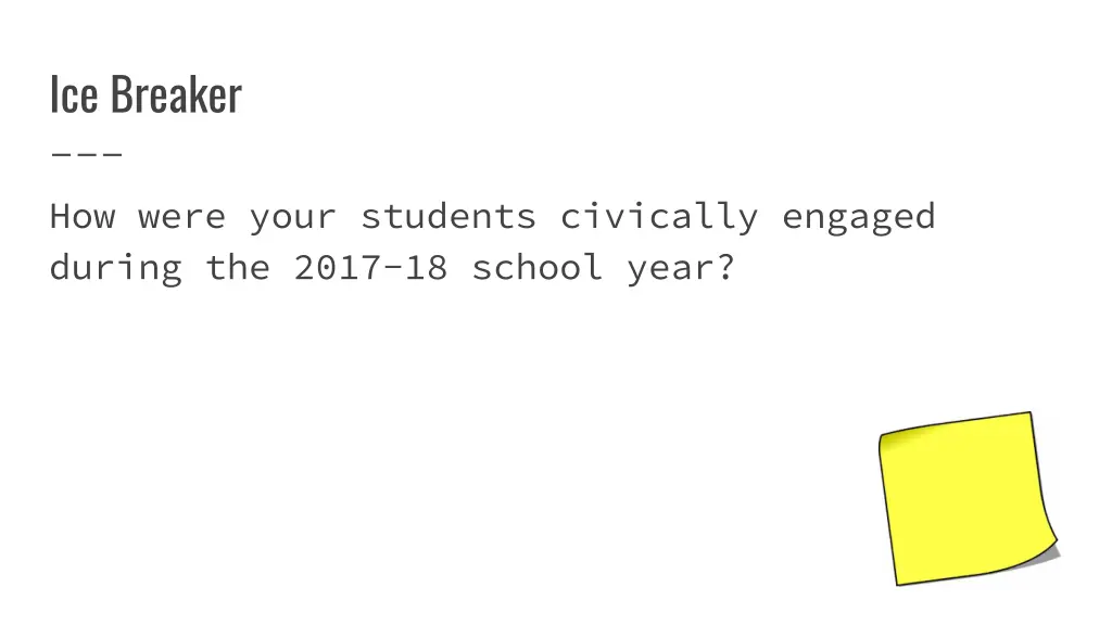 ice breaker