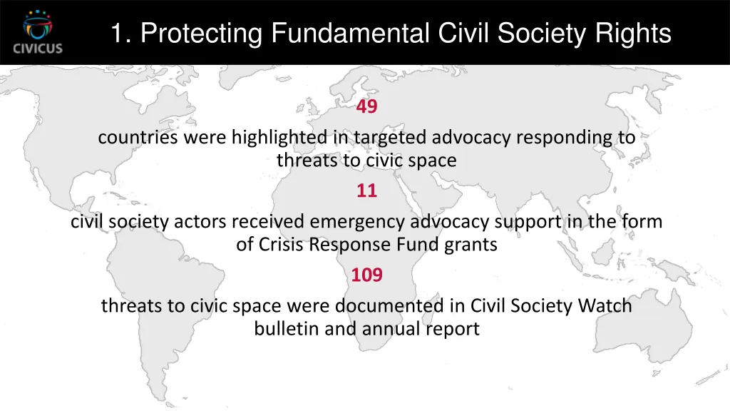 1 protecting fundamental civil society rights