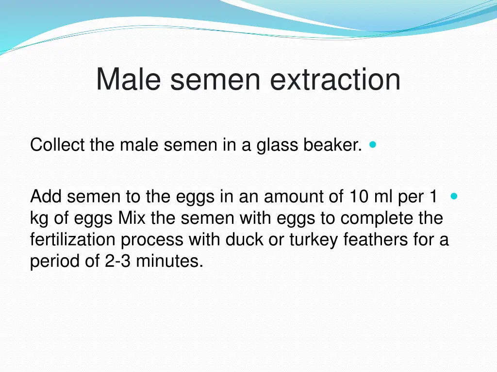 male semen extraction