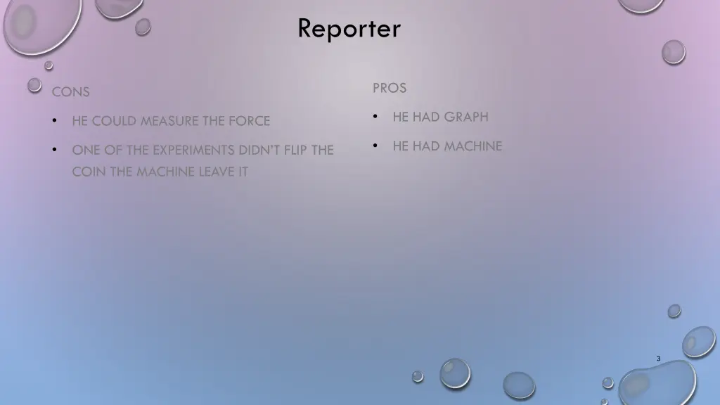 reporter