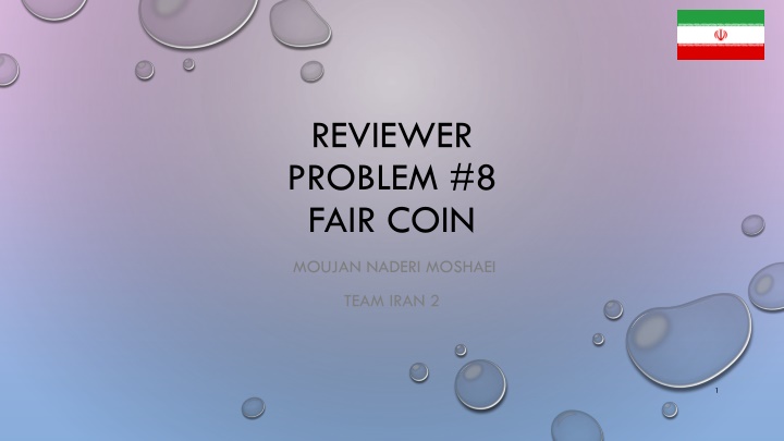 reviewer problem 8 fair coin