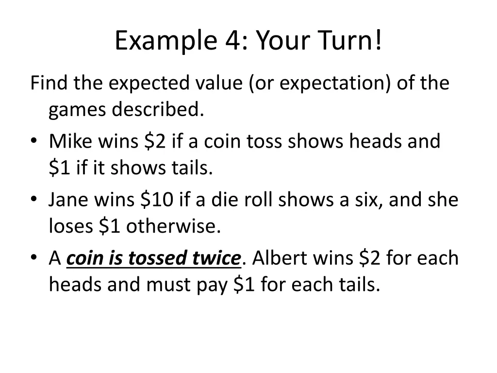 example 4 your turn