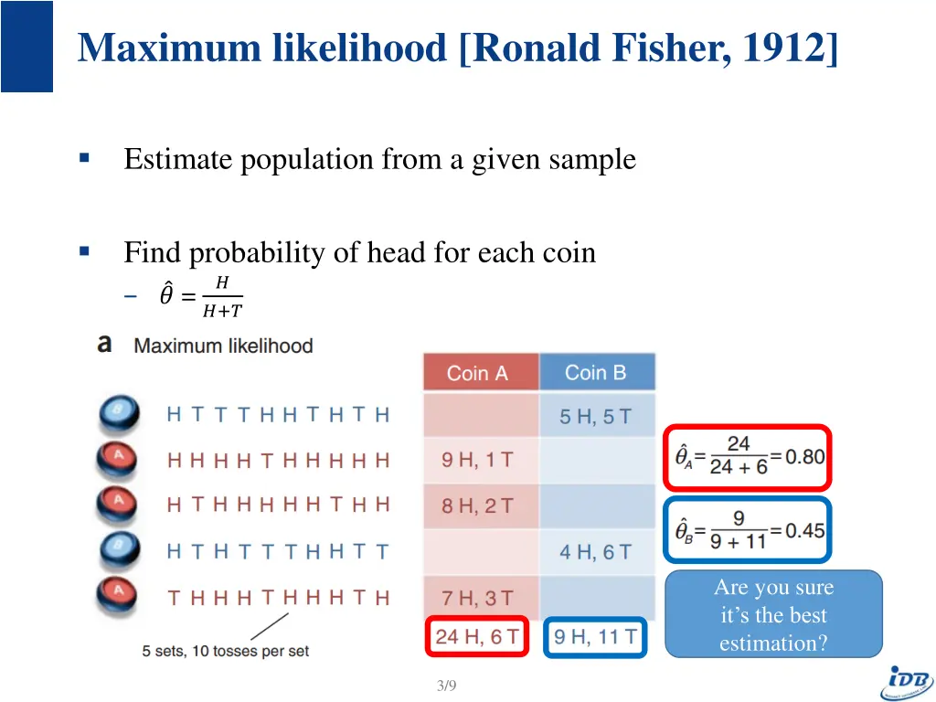 maximum likelihood ronald fisher 1912