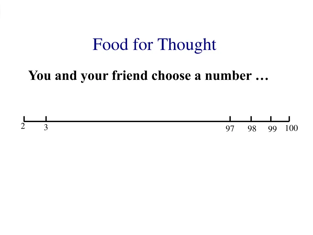 food for thought