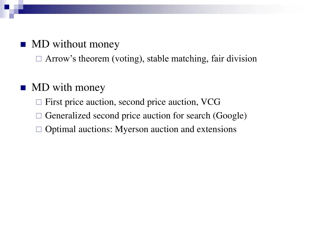 md without money arrow s theorem voting stable