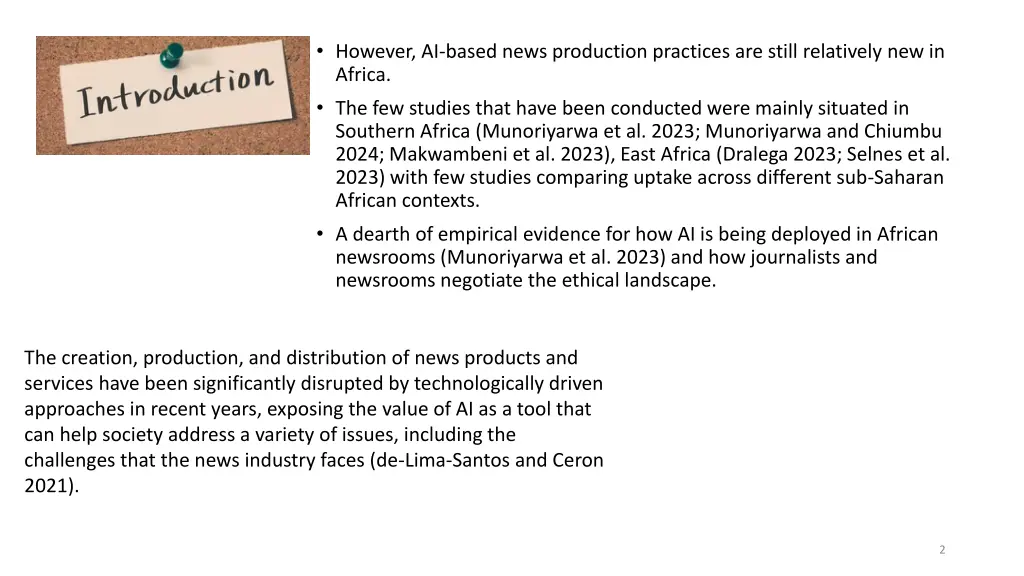 however ai based news production practices