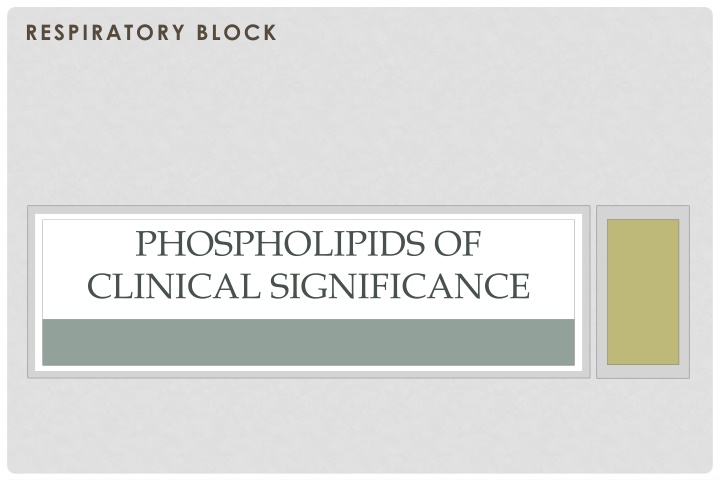 respiratory block