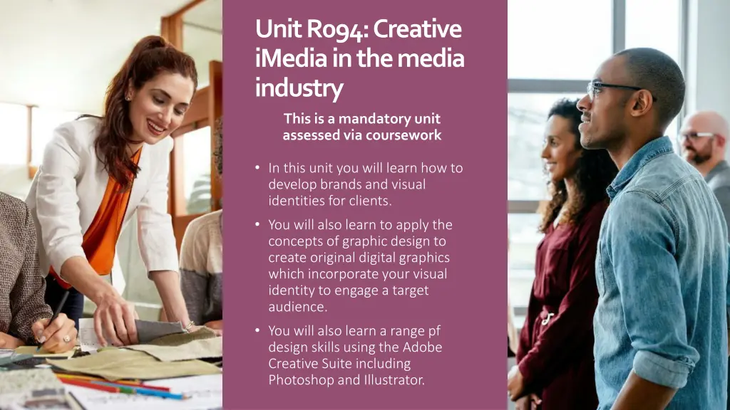 unit r094 creative imediain the media industry