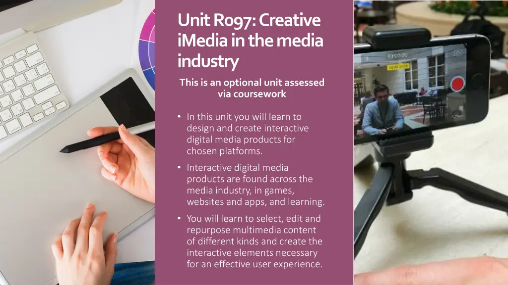 unit r097 creative imediain the media industry