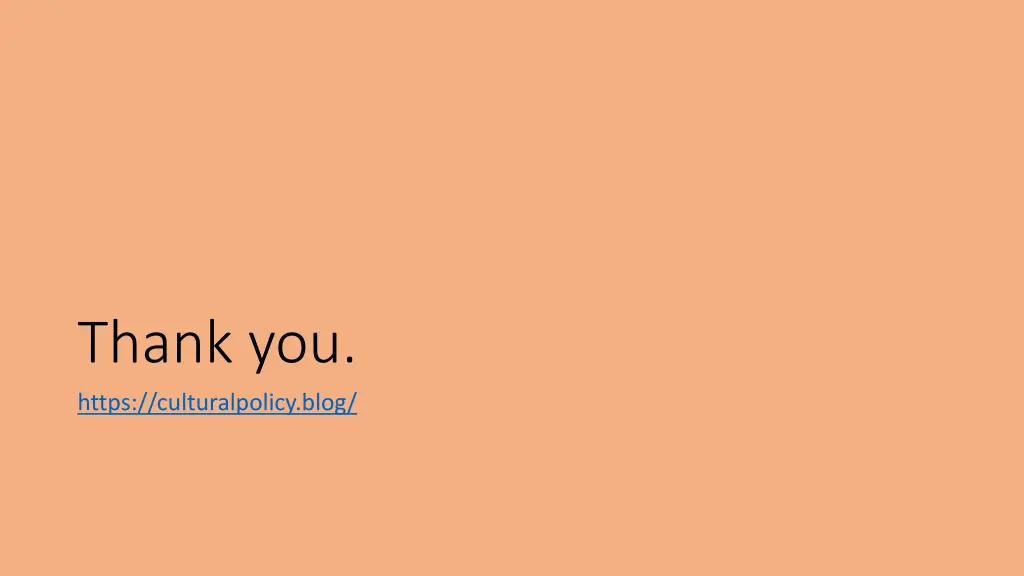 thank you https culturalpolicy blog