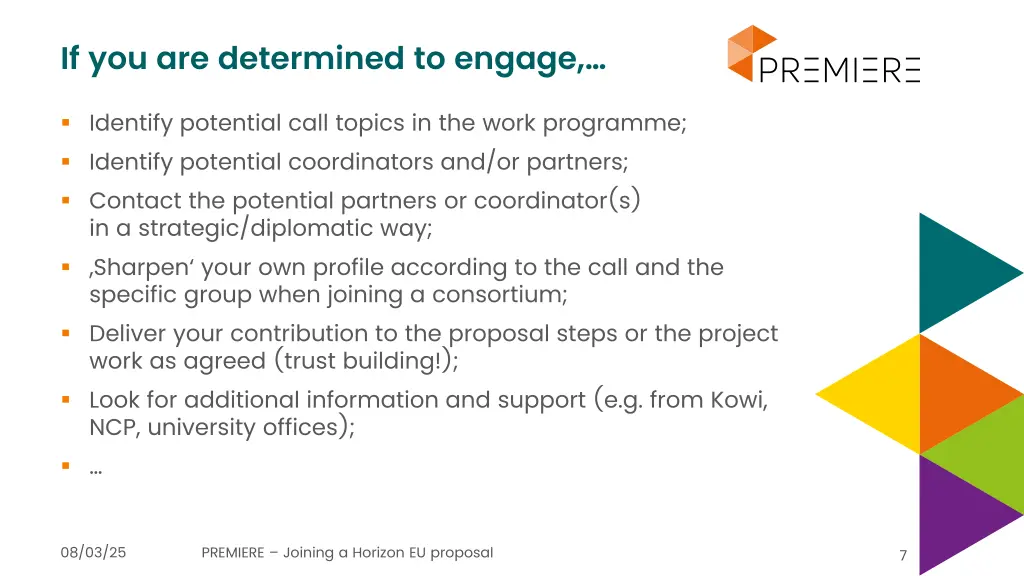 if you are determined to engage