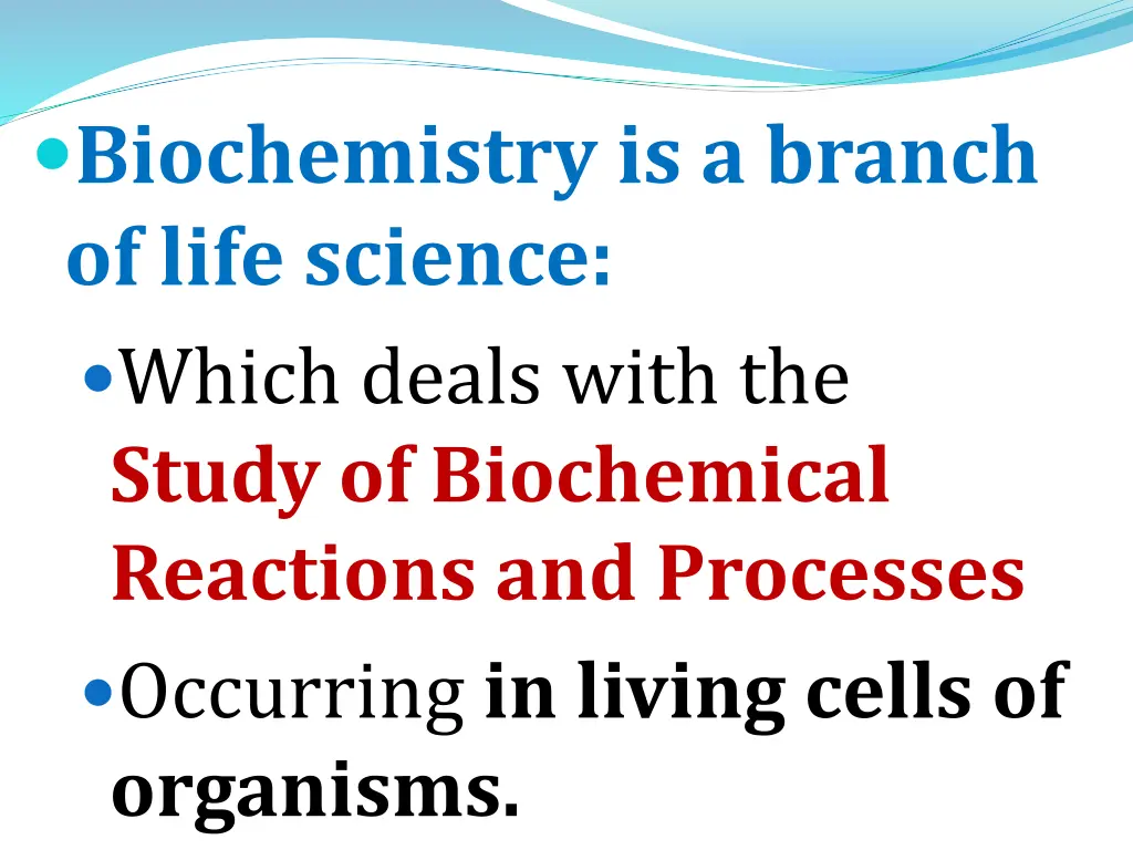 biochemistry is a branch of life science which