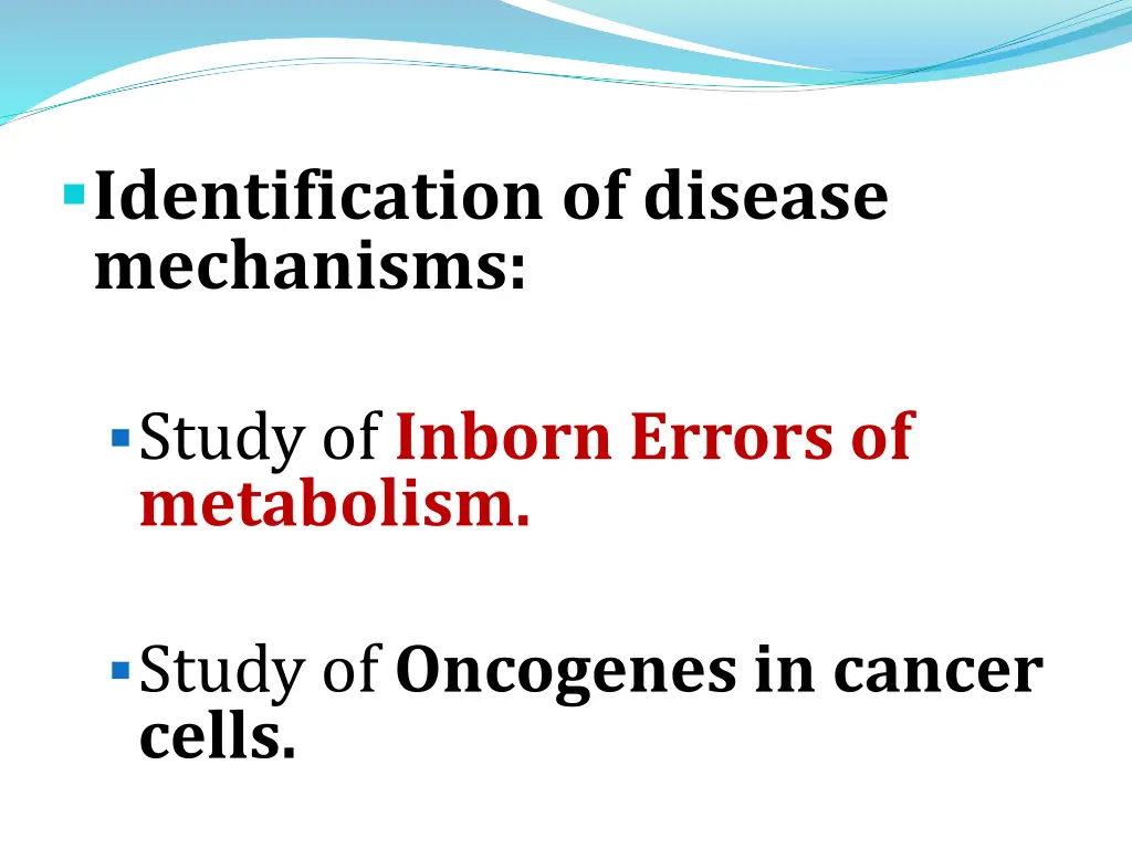 identification of disease mechanisms