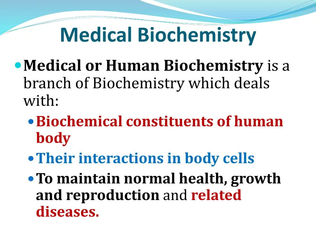 medical biochemistry