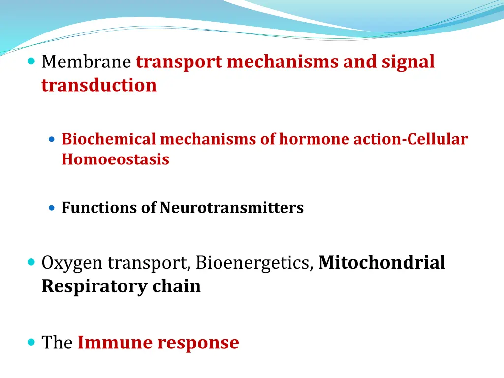 membrane transport mechanisms and signal