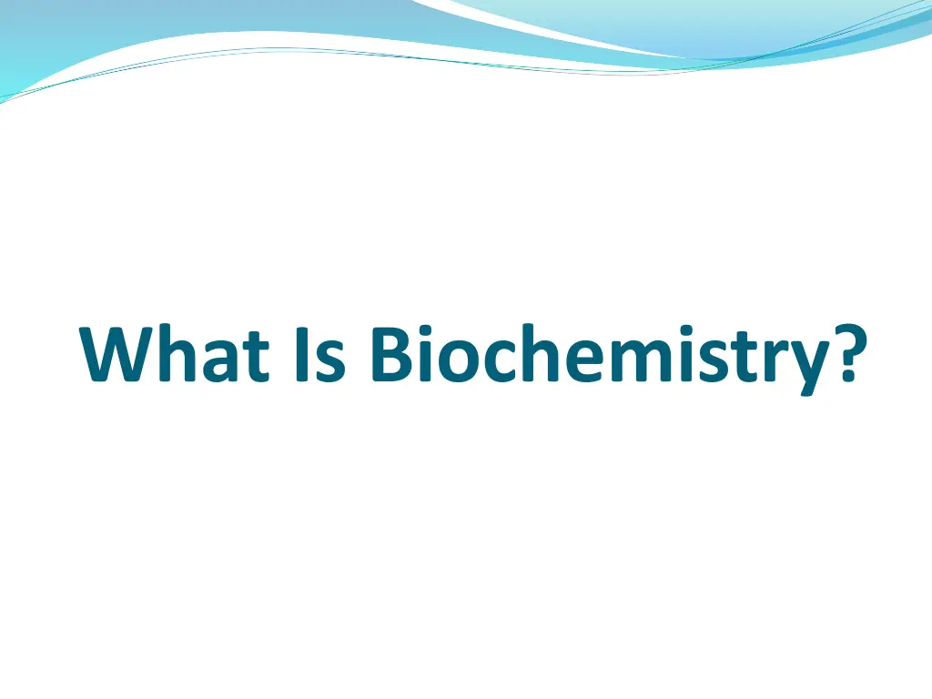 what is biochemistry