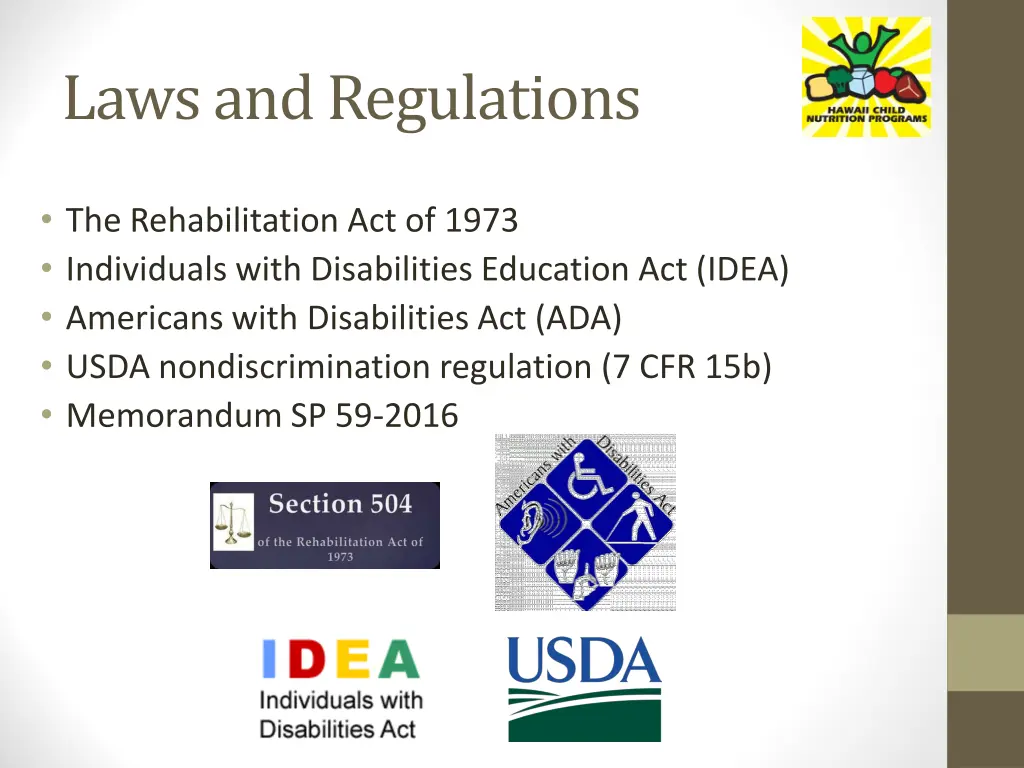 laws and regulations