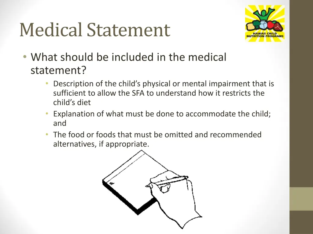medical statement 1