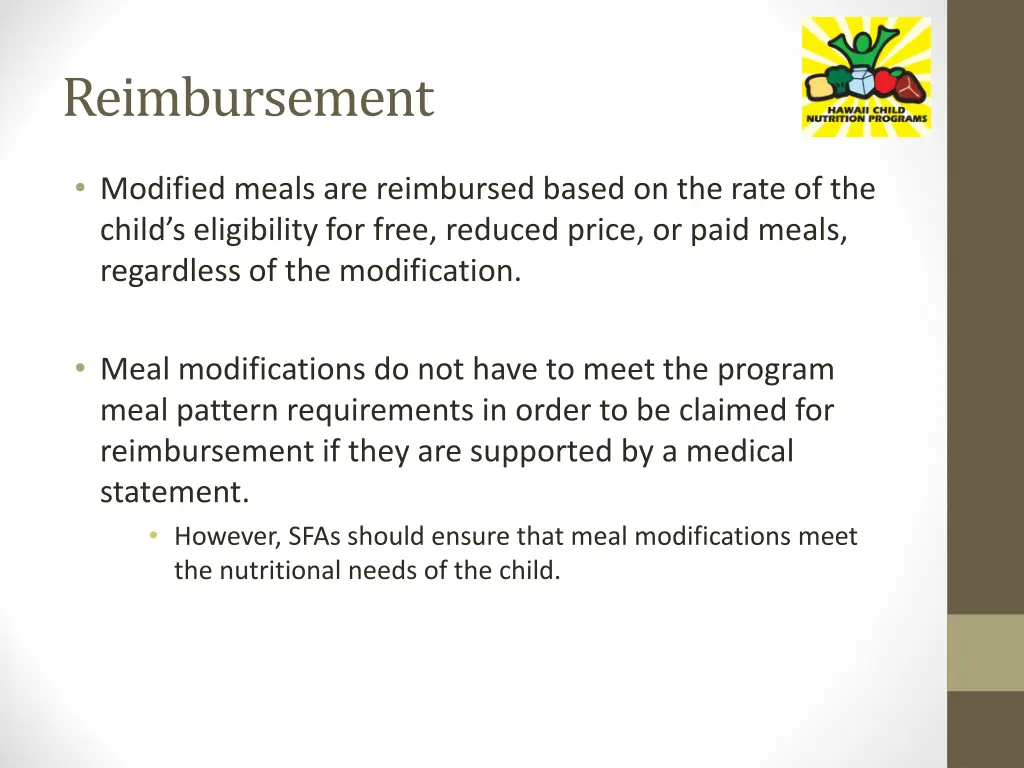 reimbursement