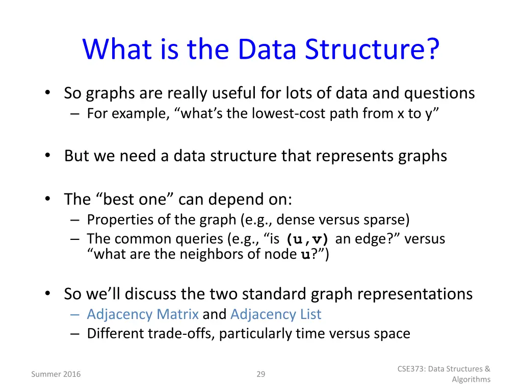what is the data structure