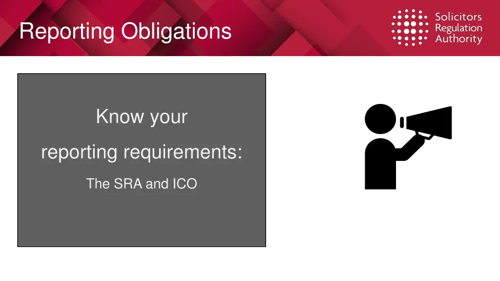 reporting obligations