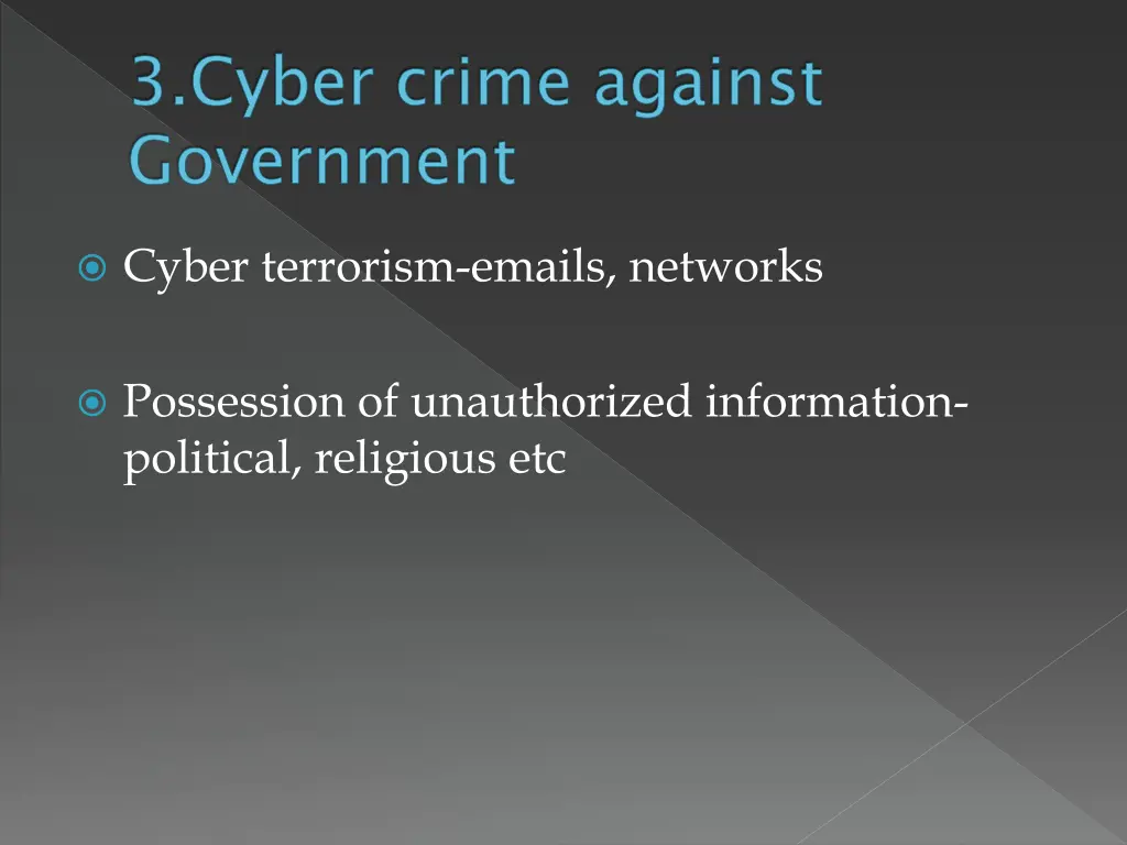 3 cyber crime against government