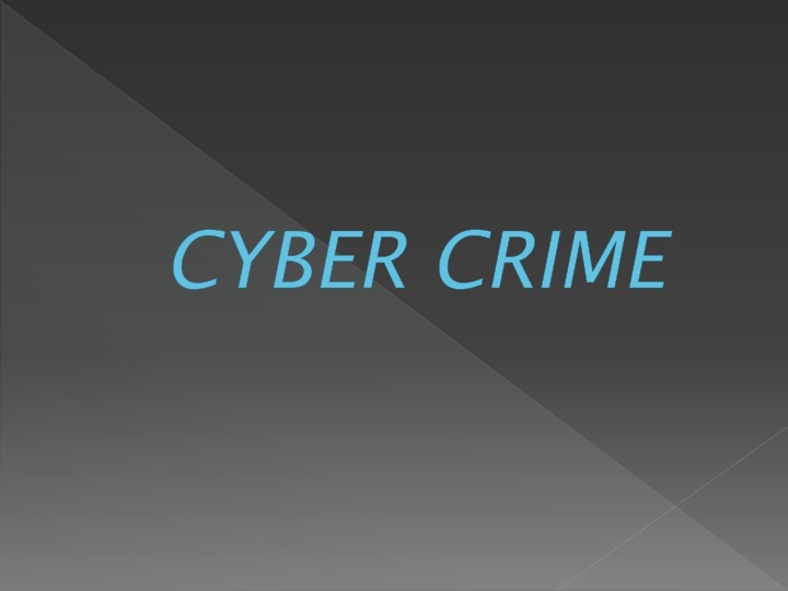 cyber crime