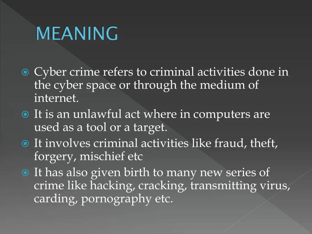 meaning