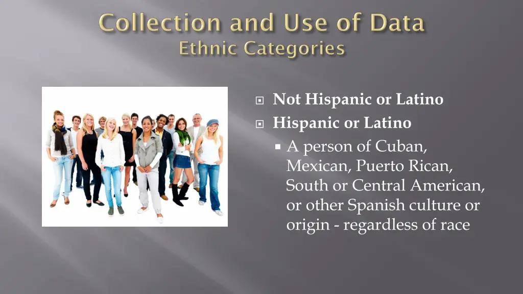 not hispanic or latino hispanic or latino