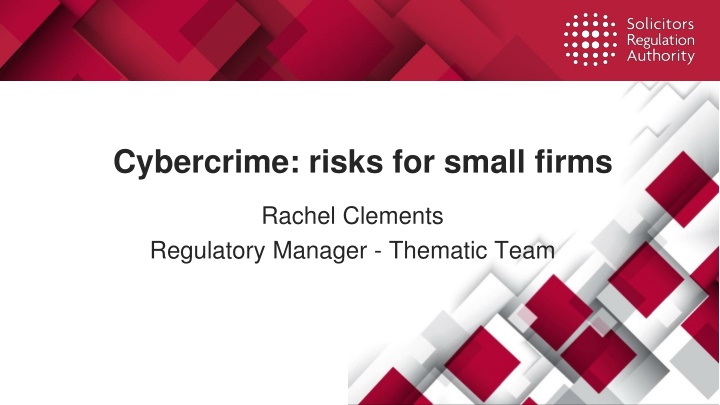 cybercrime risks for small firms
