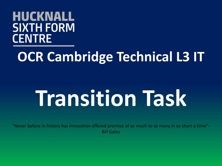 ocr cambridge technical l3 it