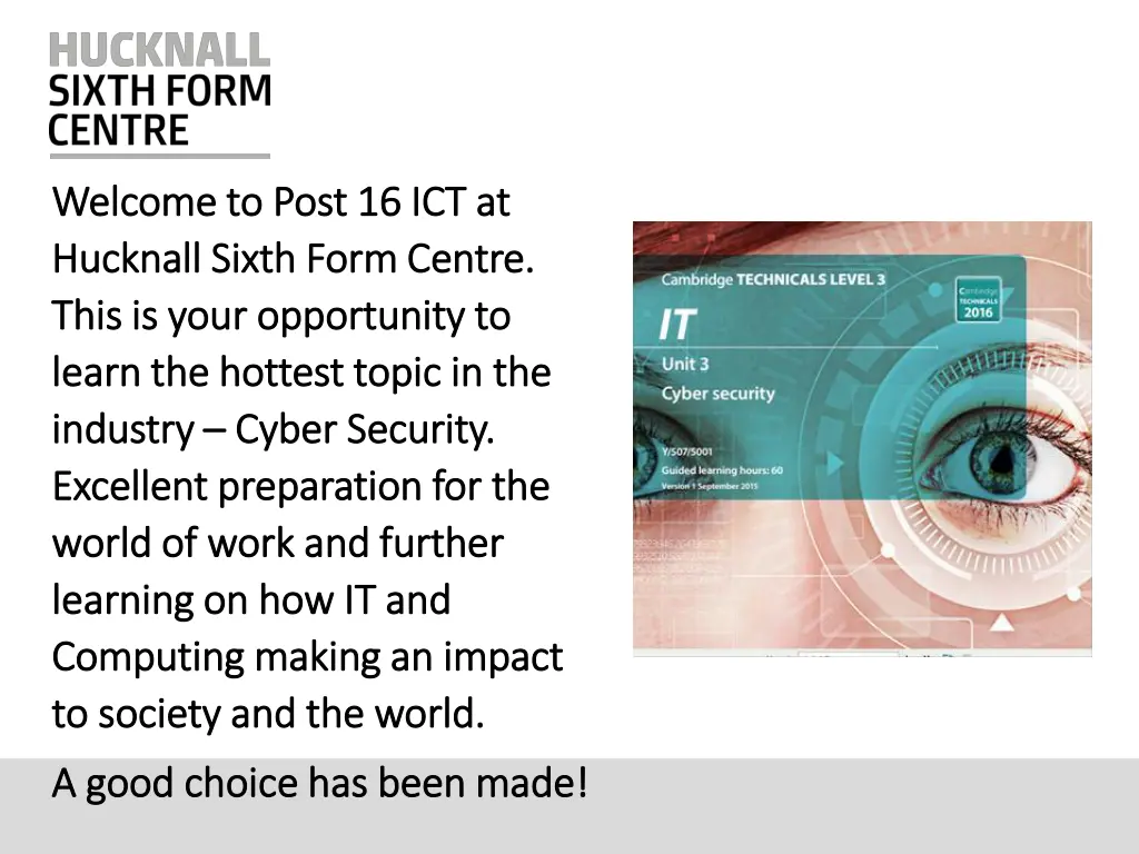 welcome to post 16 welcome to post