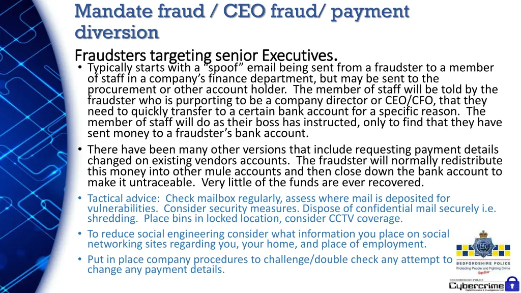 mandate fraud ceo fraud payment diversion