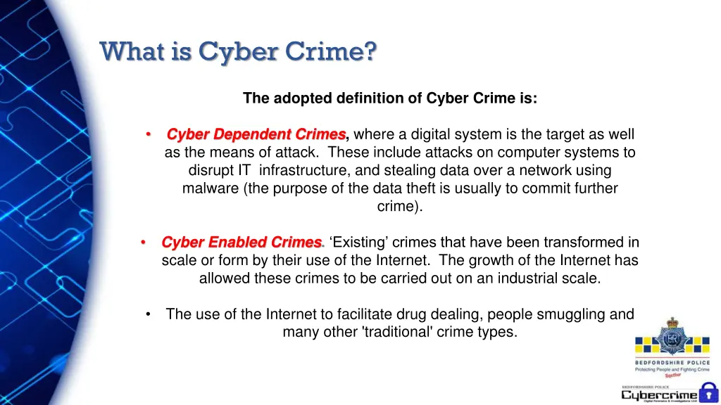what is cyber crime